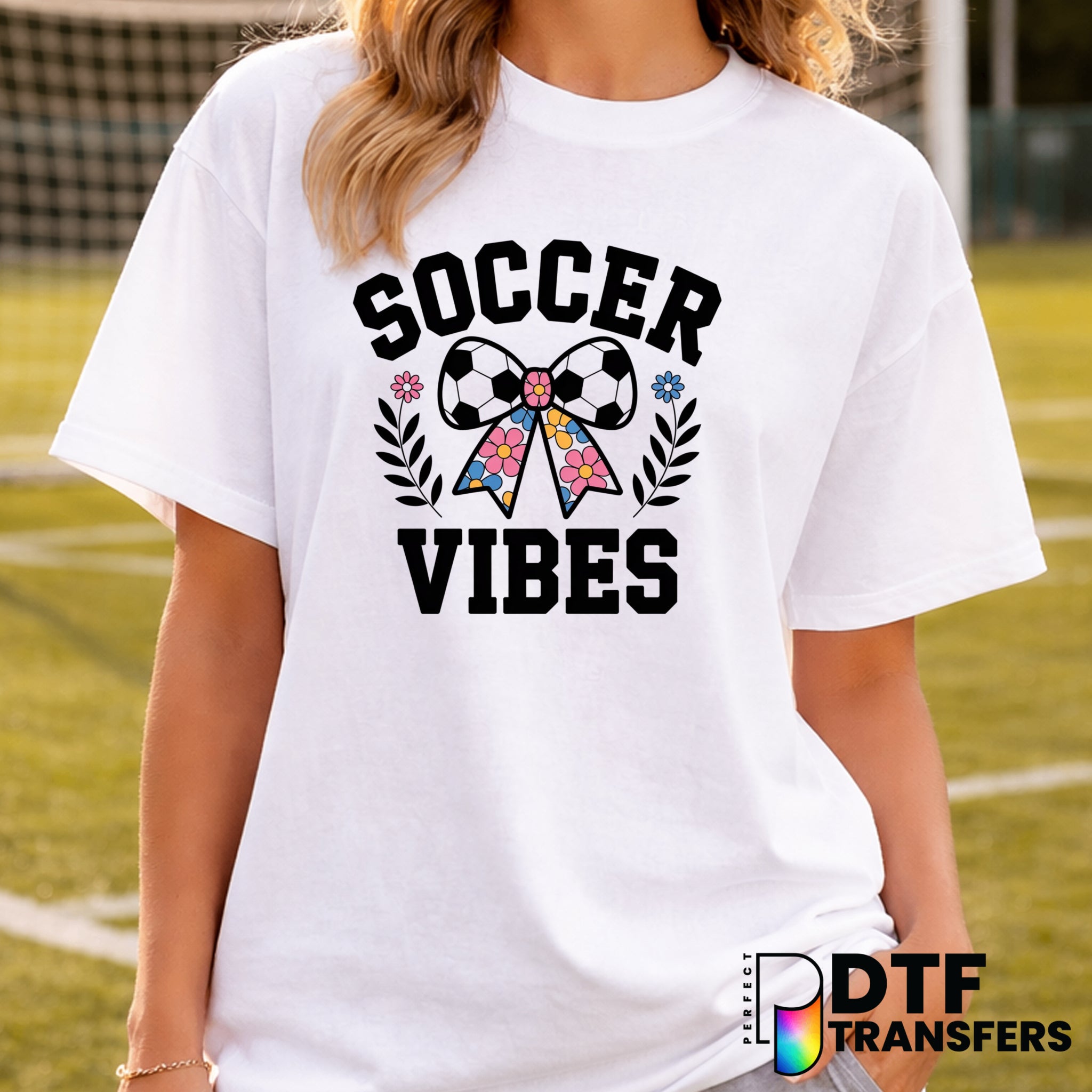 SOCCER VIBES – Soccer DTF Transfer