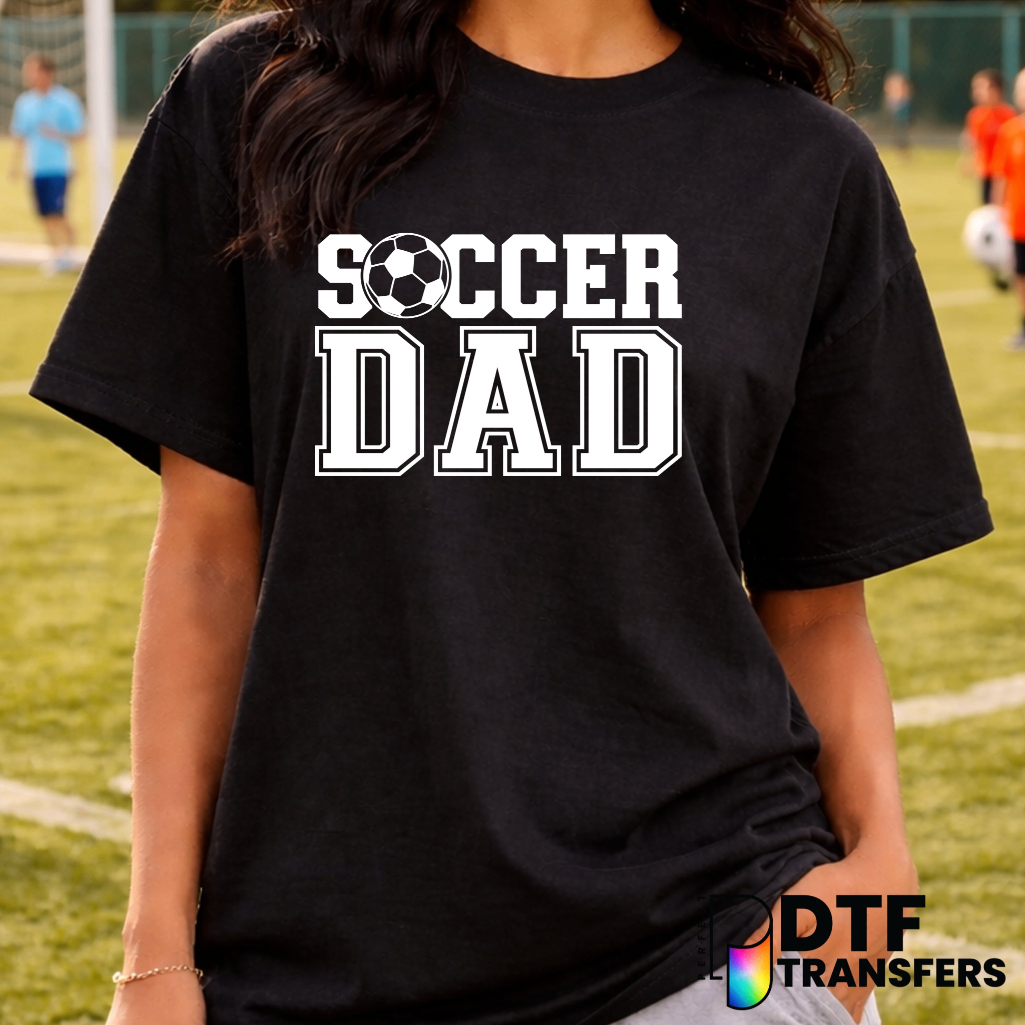 SOCCER DAD VARSITY – Soccer DTF Transfer