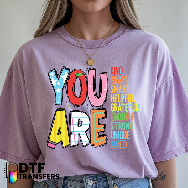 You Are Kind Teacher – Teacher DTF Transfer
