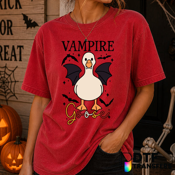 Vampire Goose – Halloween DTF Transfer