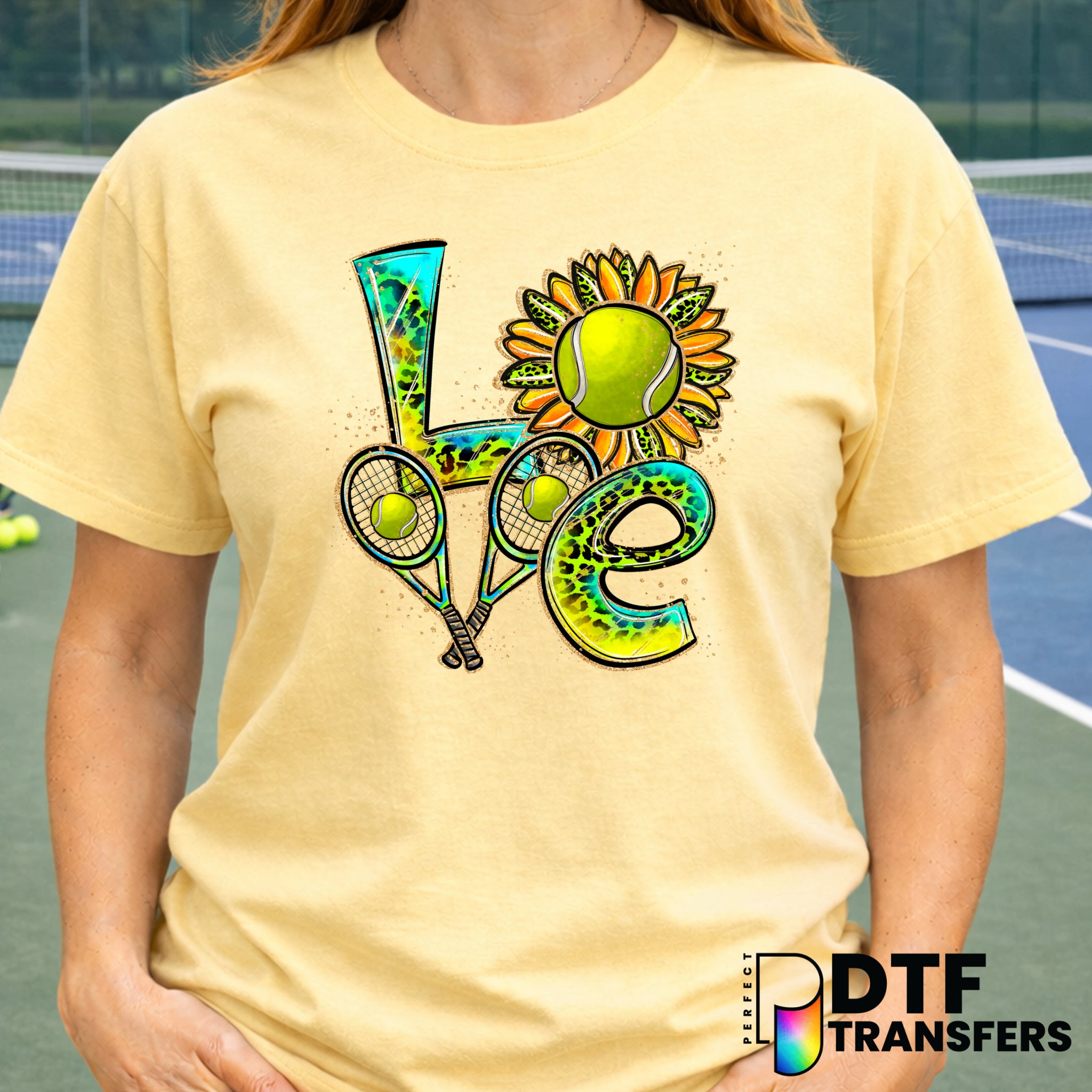 Tennis Love – Tennis DTF Transfer