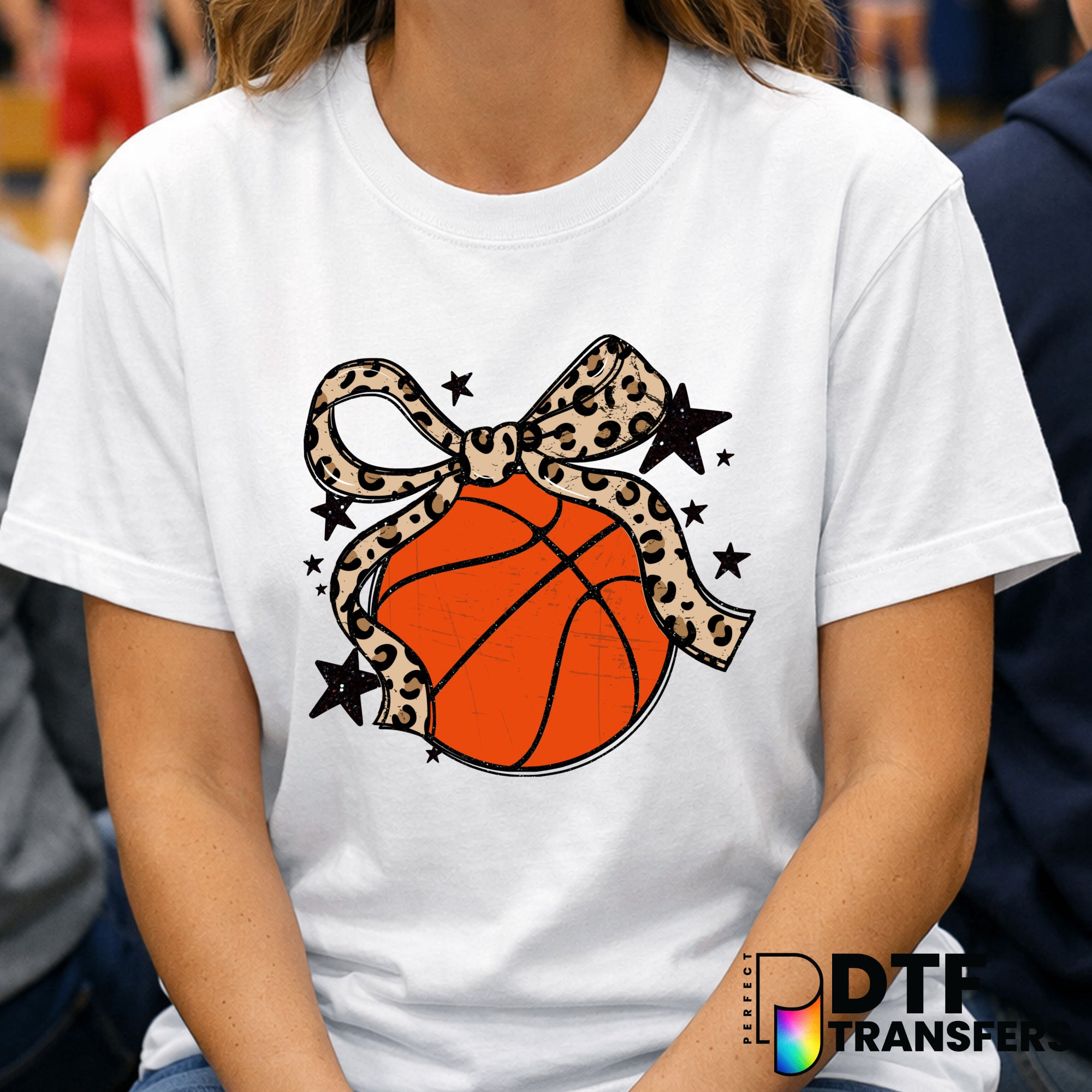 Leopard Coquette Basketball – DTF Transfer