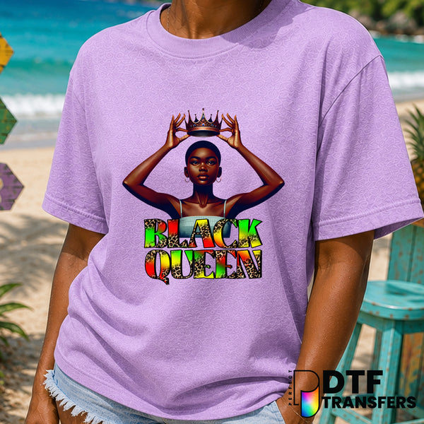 Black Queen – Black History Month DTF Transfer