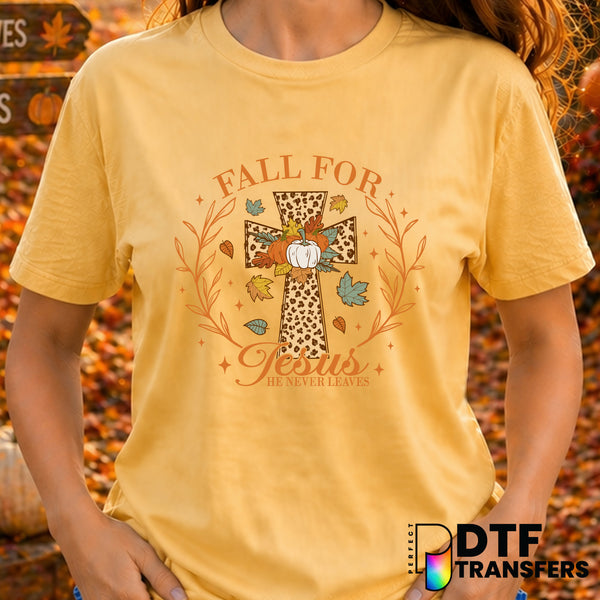 Fall for Jesus – Thanksgiving DTF Transfer