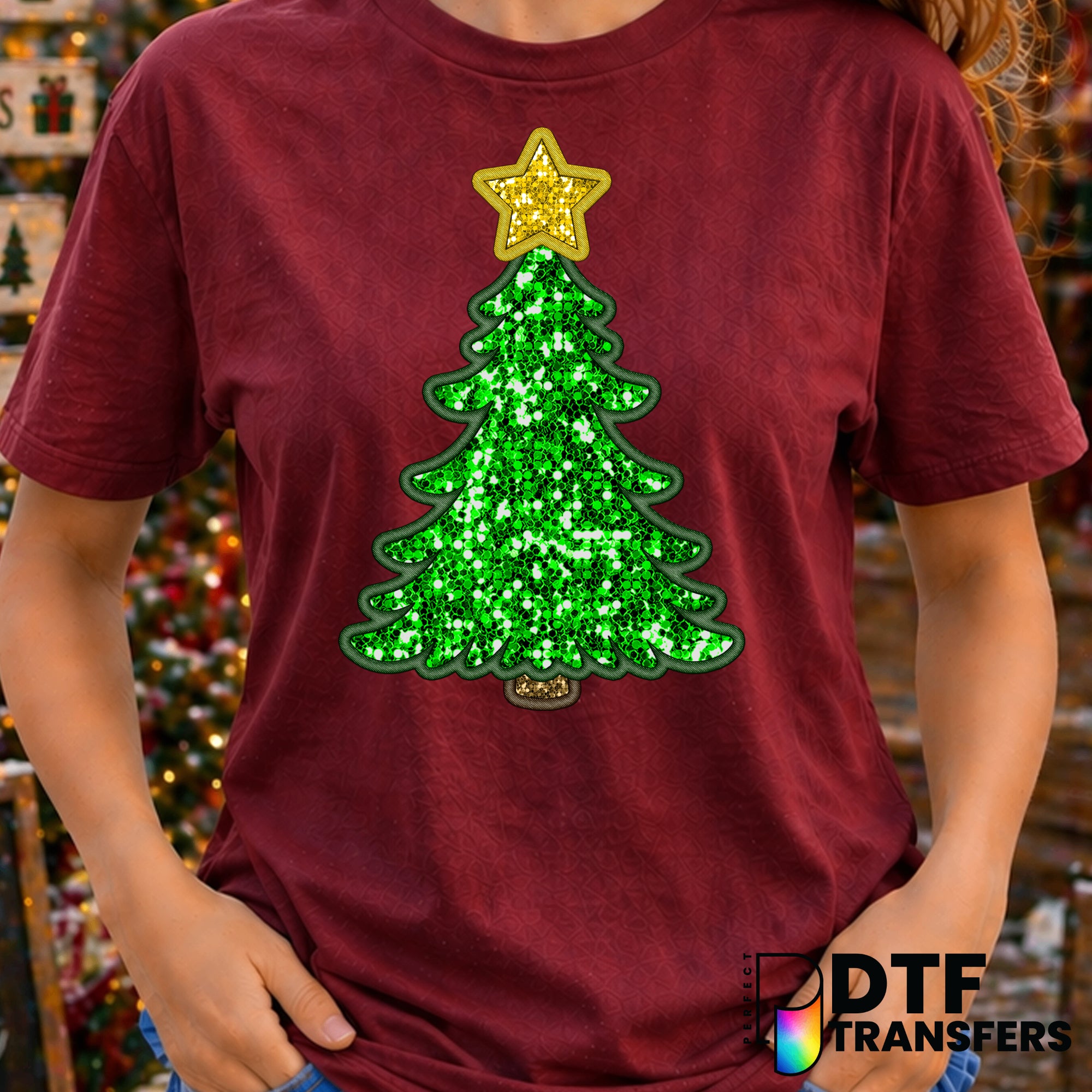Christmas Tree – Christmas DTF Transfer