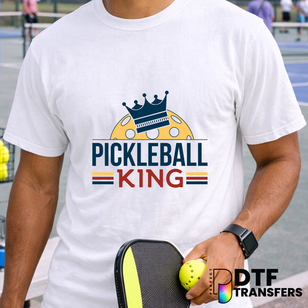 Pickleball King – Pickleball DTF Transfer