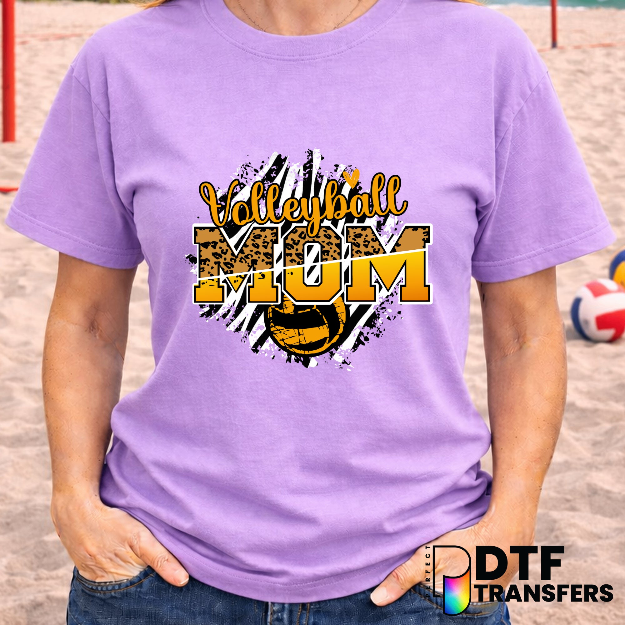 Volleyball Mom – Volleyball DTF Transfer
