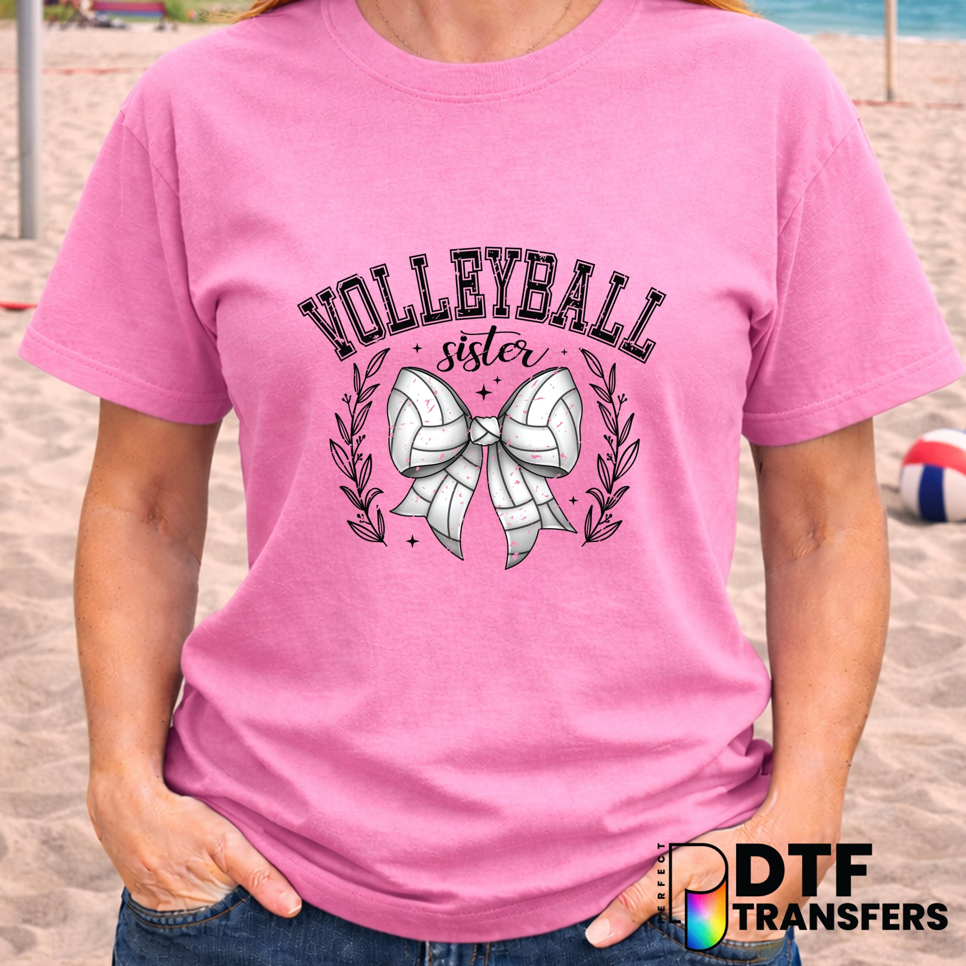 Volleyball Sister – Volleyball DTF Transfer