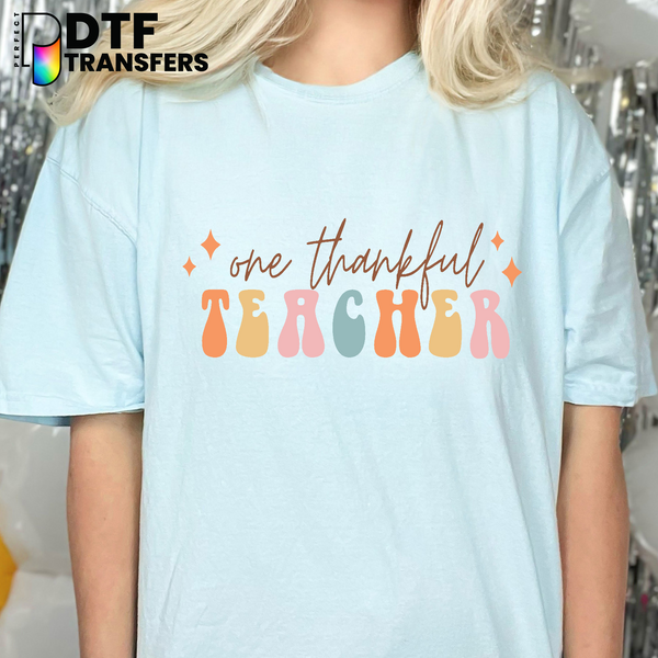 ONE THANKFUL TEACHER – Teacher DTF Transfer