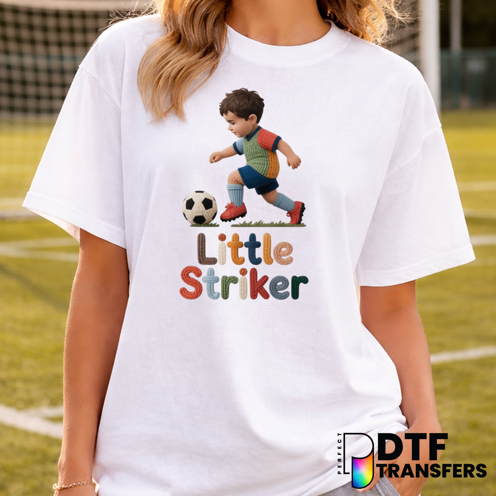 Little Striker Soccer – Soccer DTF Transfer