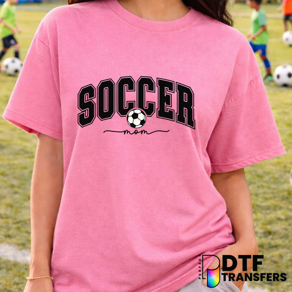 SOCCER MOM – Soccer DTF Transfer