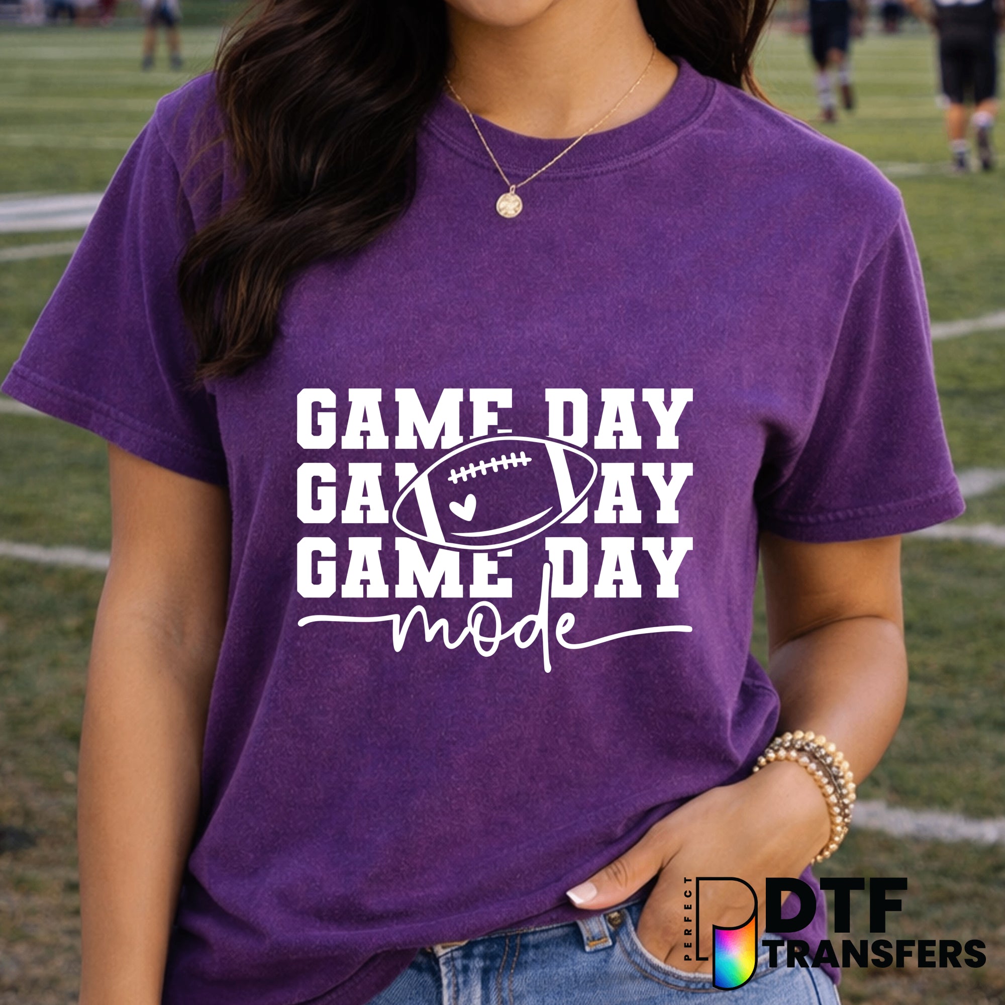 Game Day Mode – Football DTF Transfer