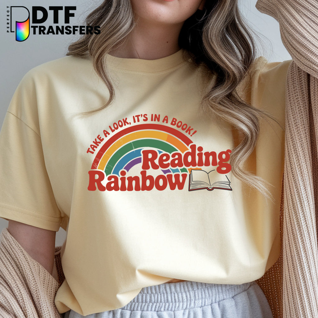 Reading Rainbow RETRO – Teacher DTF Transfer