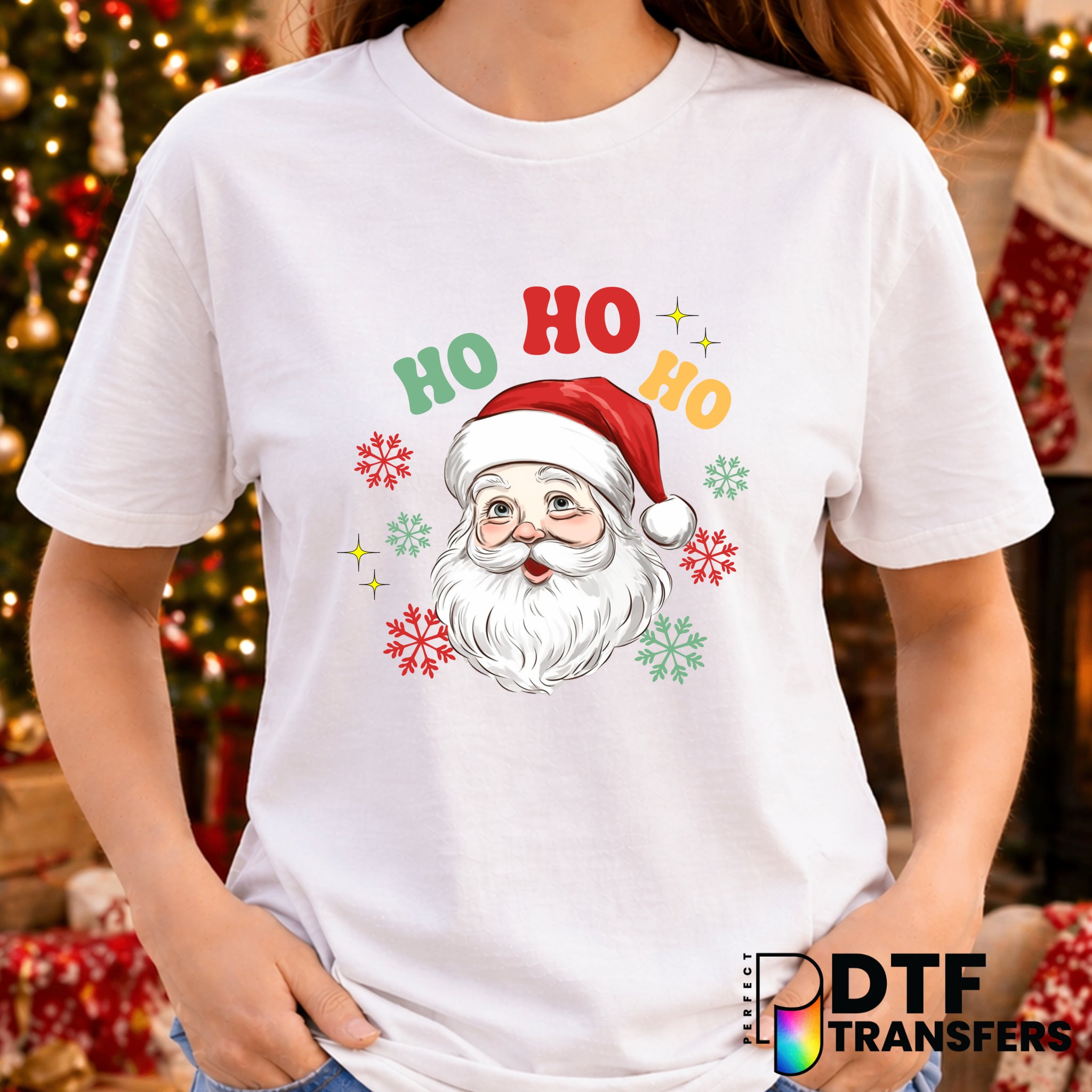 Ho Ho Ho – Christmas DTF Transfer