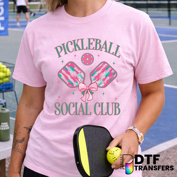 Pickleball Social Club – Pickleball DTF Transfer