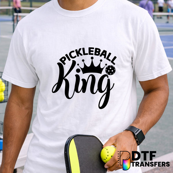Pickleball King – Pickleball DTF Transfer