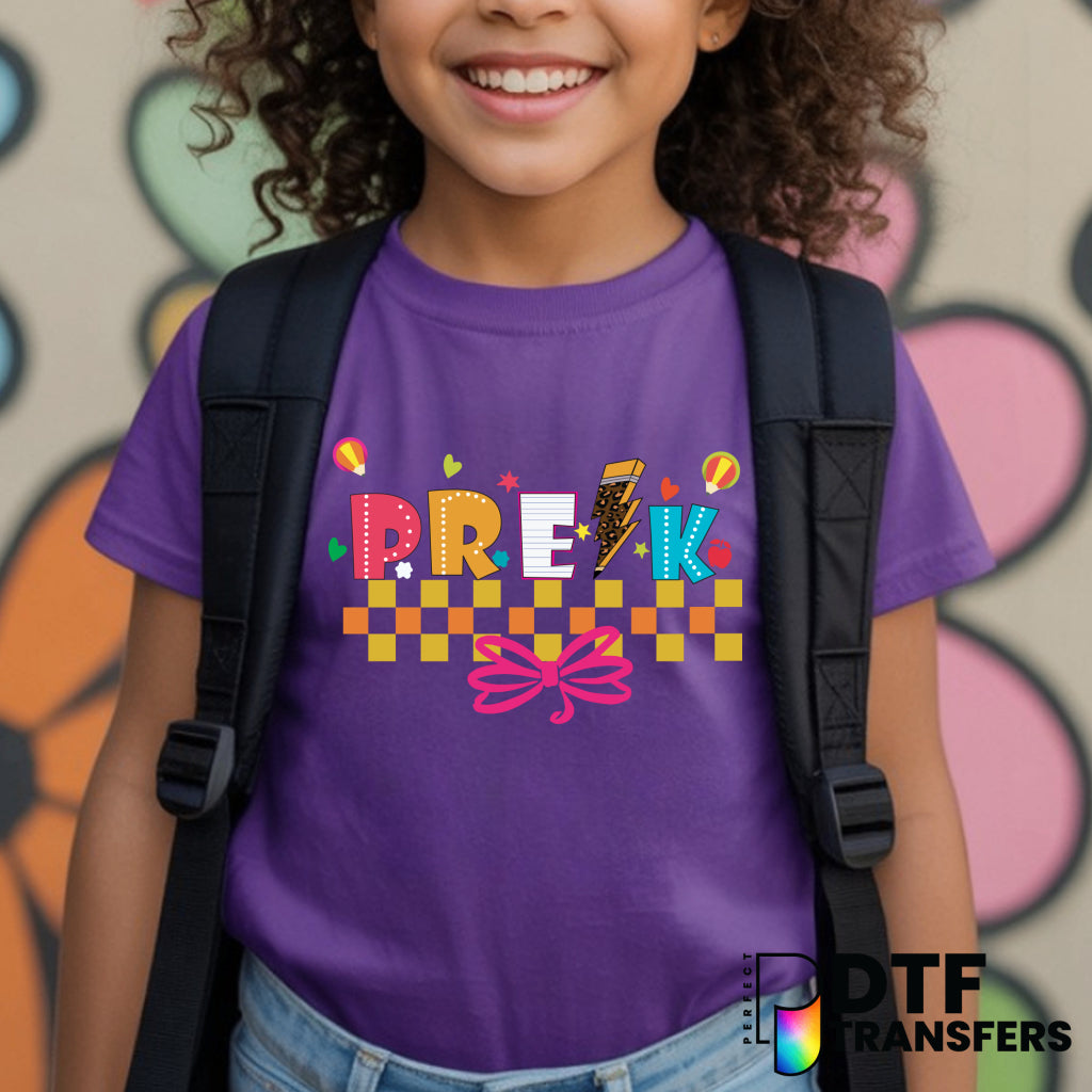 Pre-K Welcome Back to School – Teacher DTF Transfer