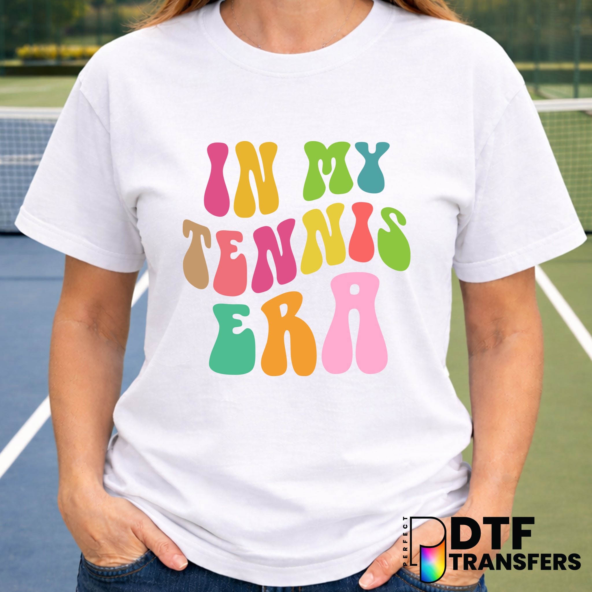 In My Tennis Era – Tennis DTF Transfer