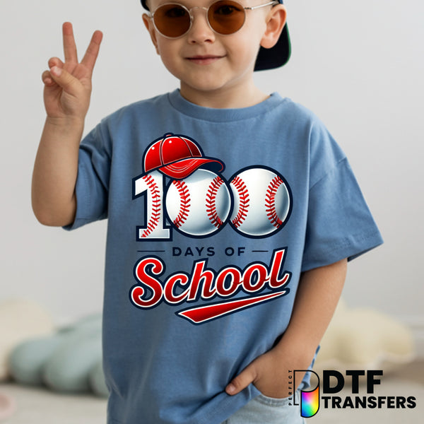 100 Days Baseball – Teacher DTF Transfer