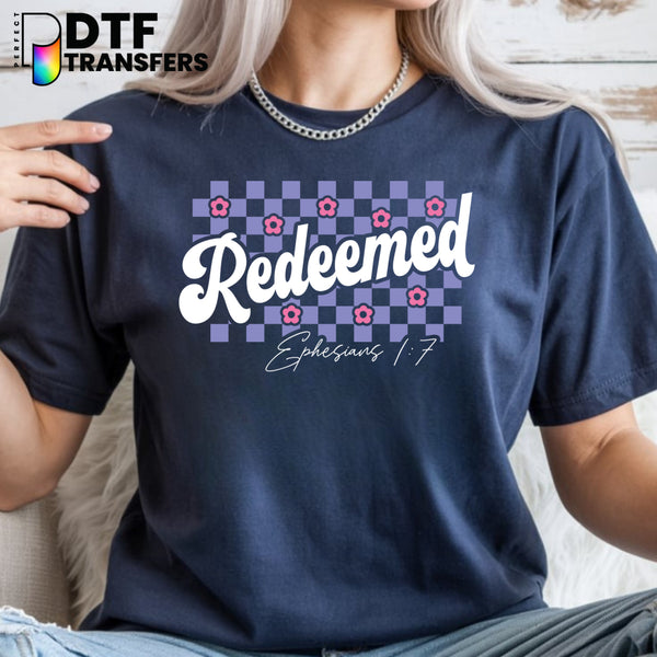 REDEEMED EPHESIANS 2:8-9 – Religious Teacher DTF Transfer