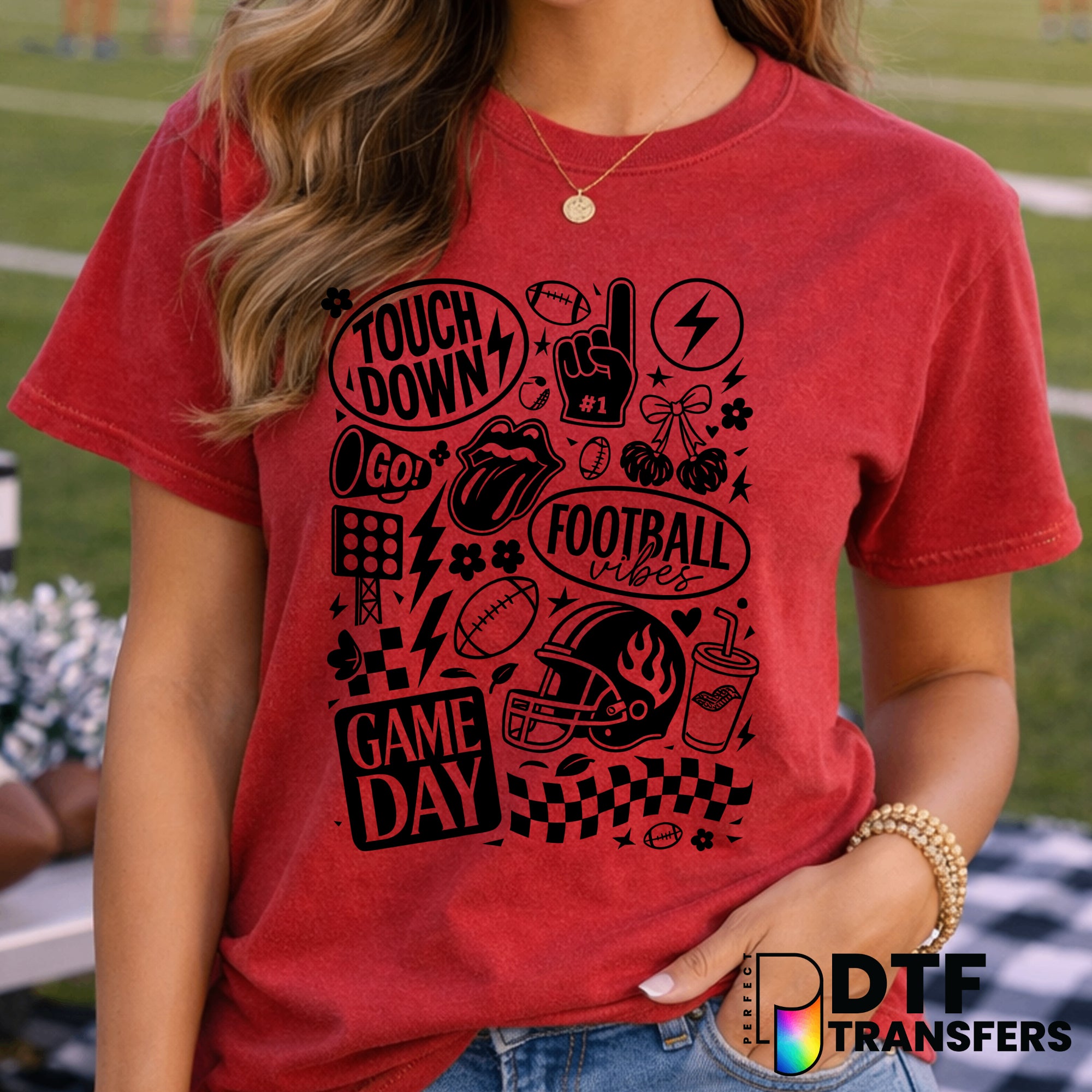 MY HEART IS ON THAT FIELD – Football DTF Transfer