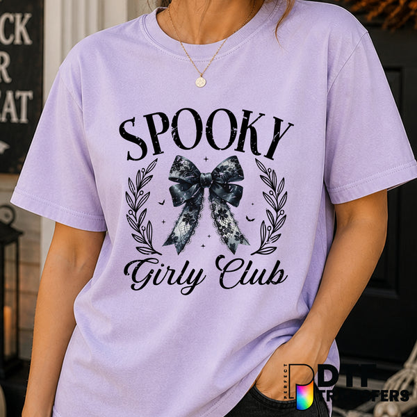 Spooky Girly Club – Halloween DTF Transfer