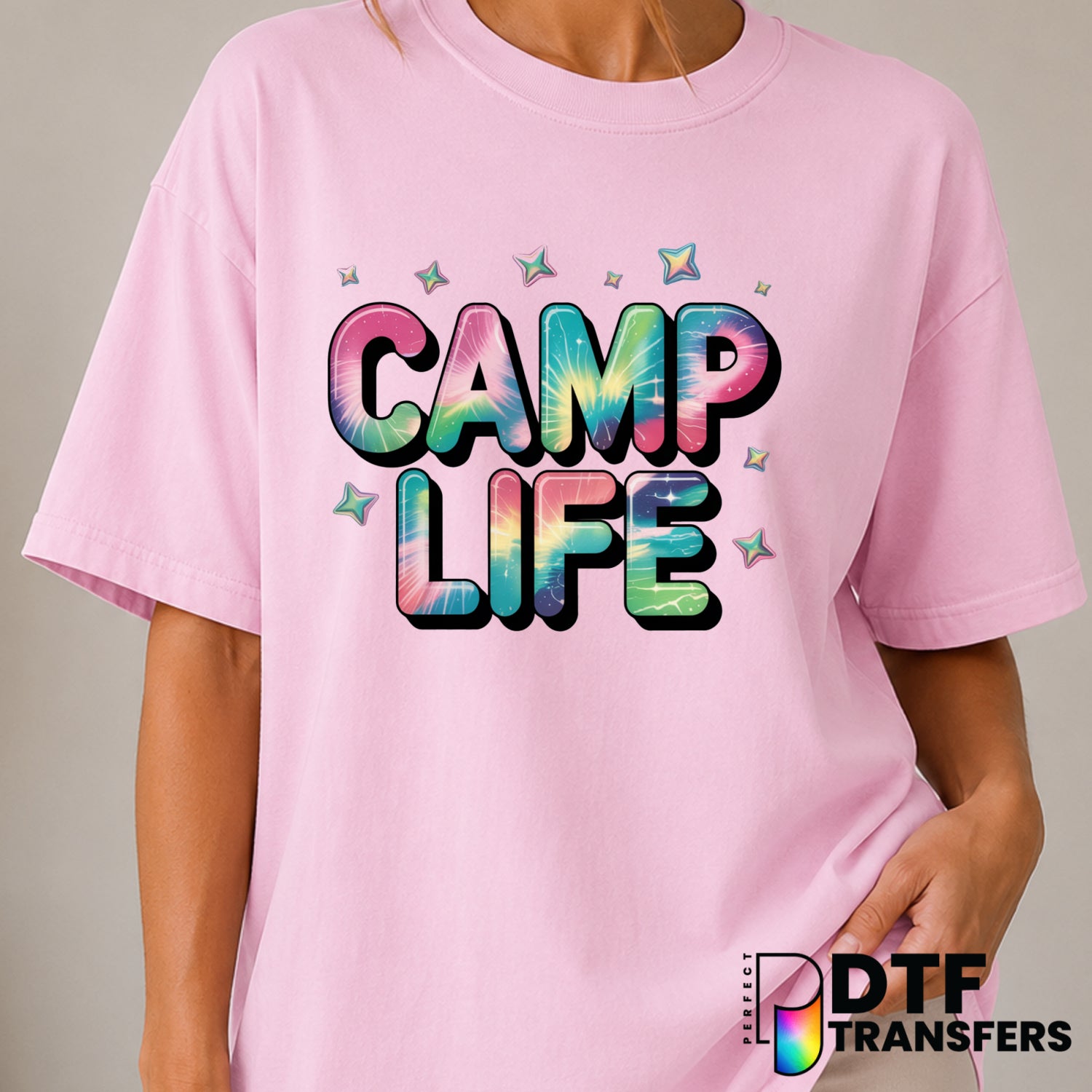 Camp Life – Camping DTF Transfer (view 1 of 2) – by Perfect DTF Transfers – Premade DTF Transfers – Camping, Outdoor