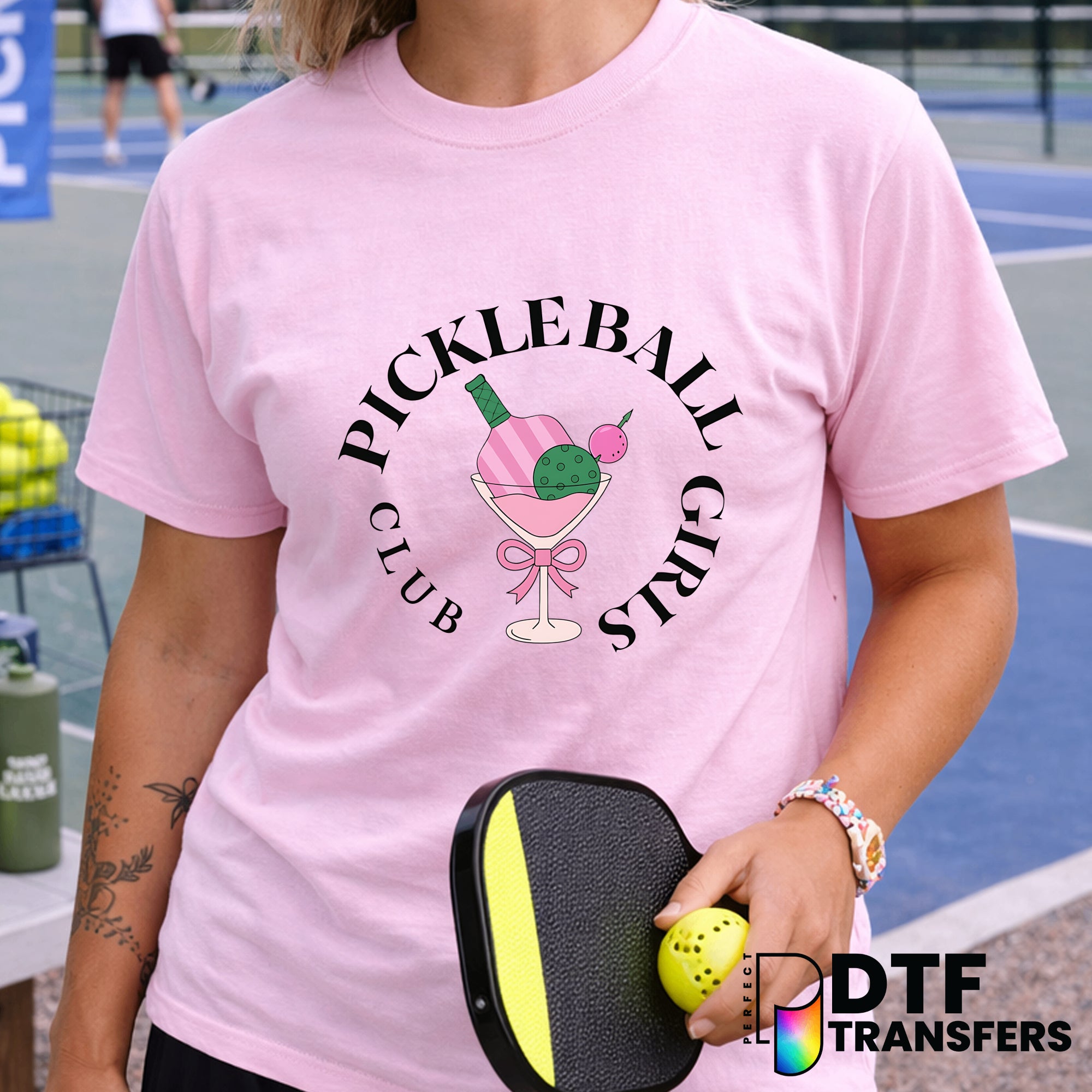 Pickleball Girls Club – Pickleball DTF Transfer