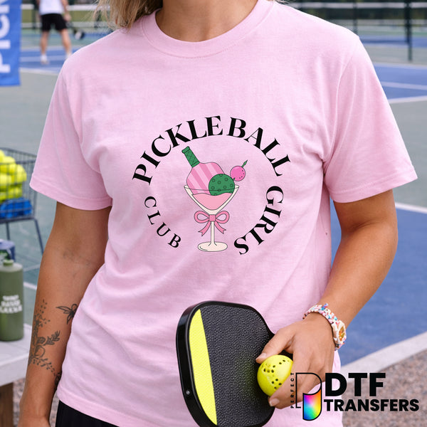 Pickleball Girls Club – Pickleball DTF Transfer