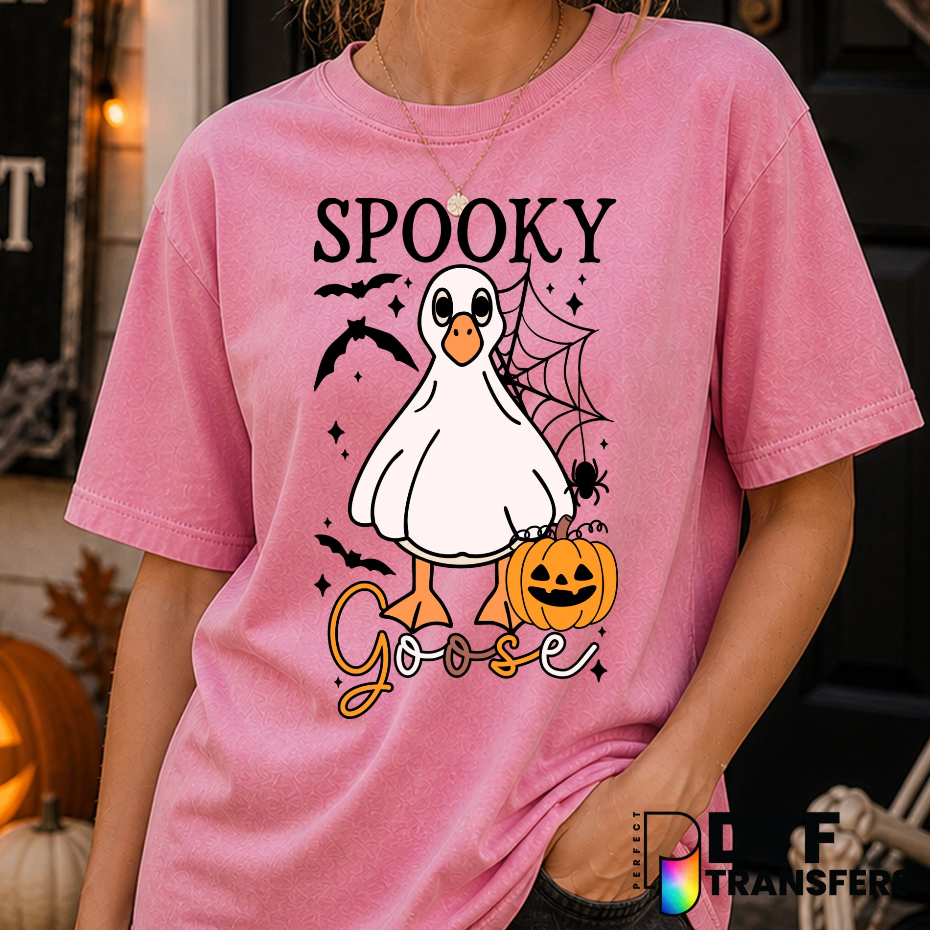 Spooky Goose – Halloween DTF Transfer
