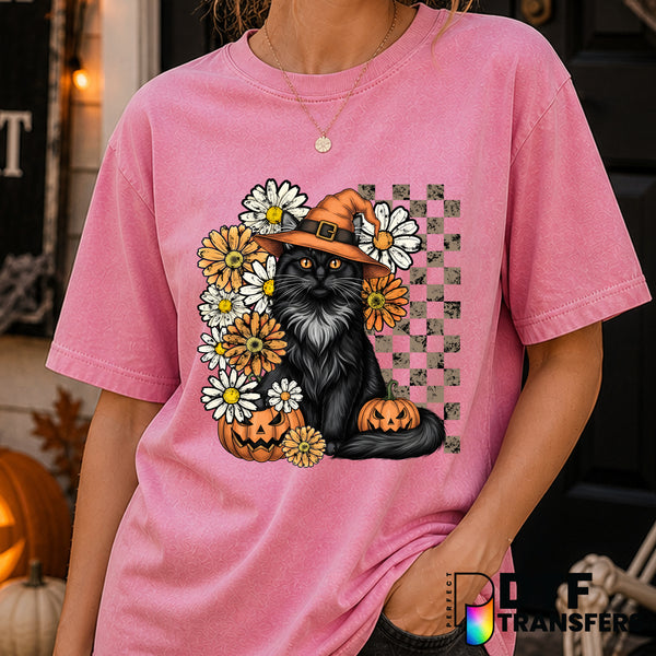 Halloween Black Cat – Halloween DTF Transfer
