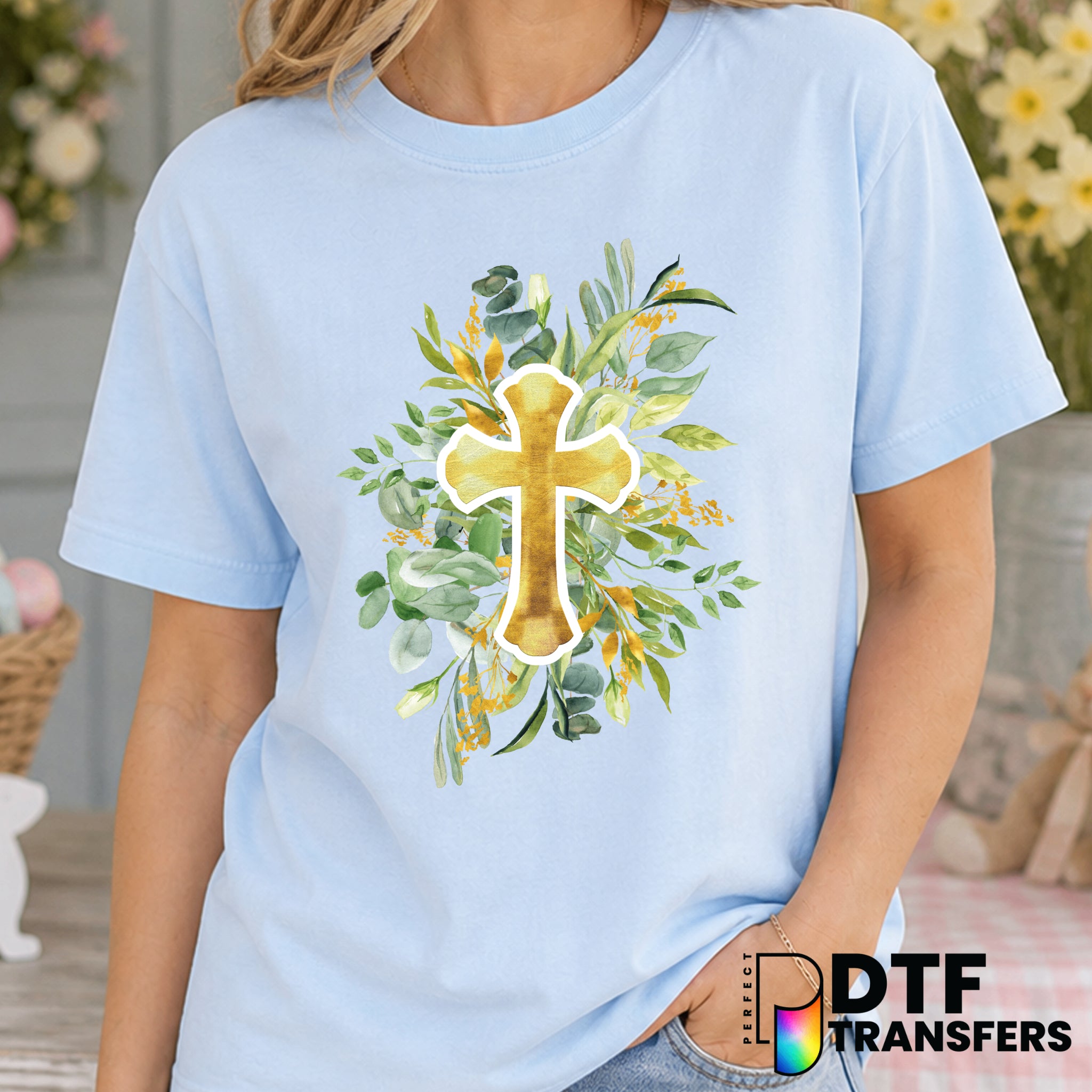 He Is Risen – Easter DTF Transfer