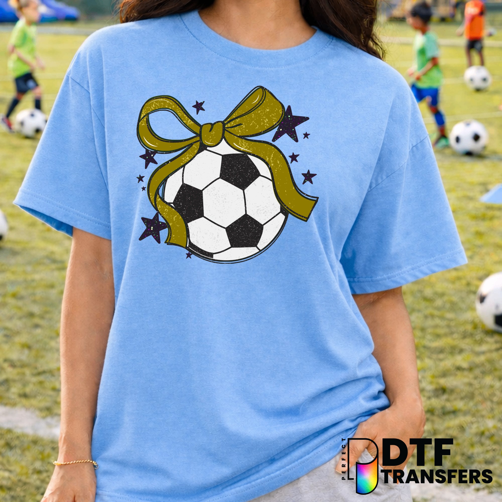 SOCCER MOM – Soccer DTF Transfer