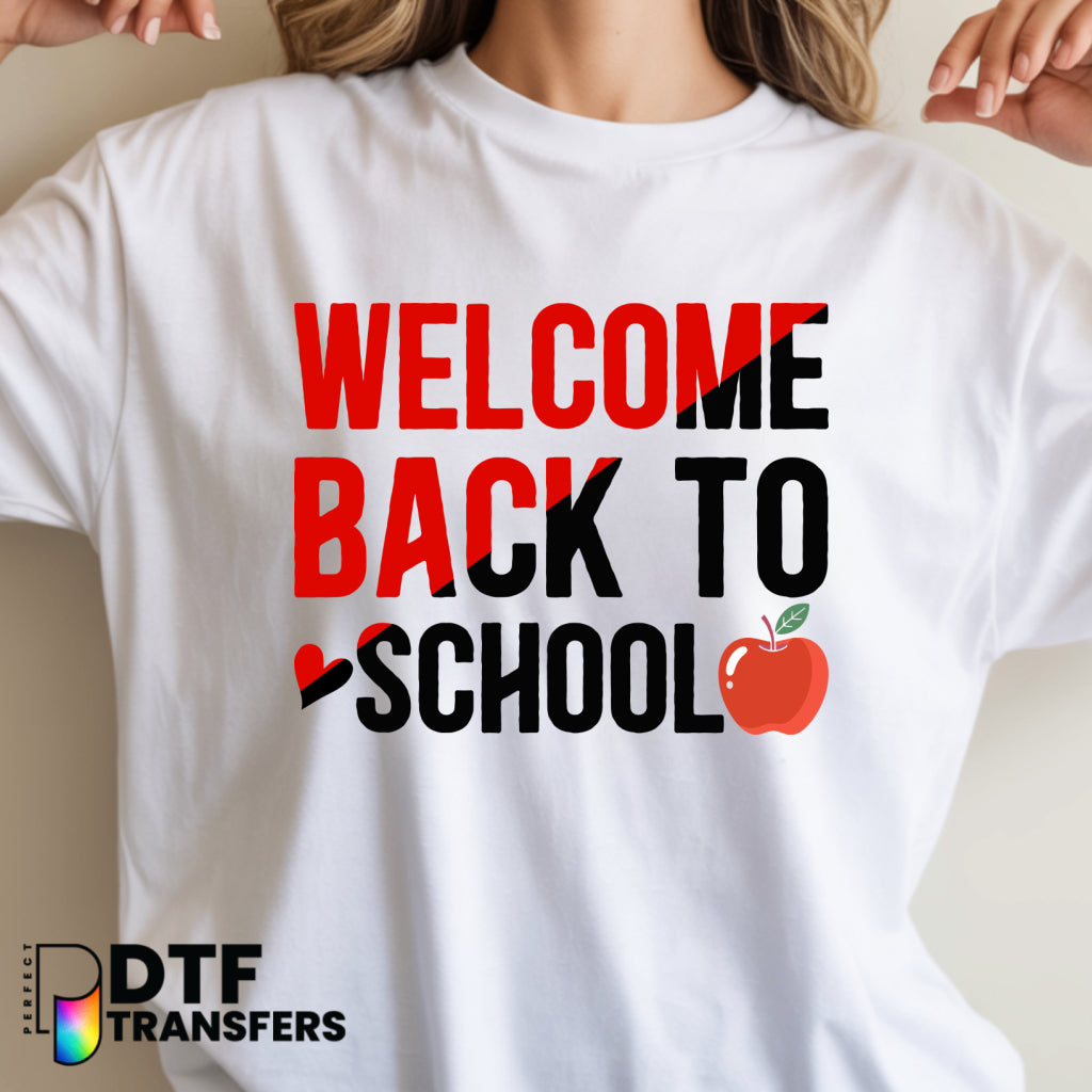 Welcome Back to School – Teacher DTF Transfer