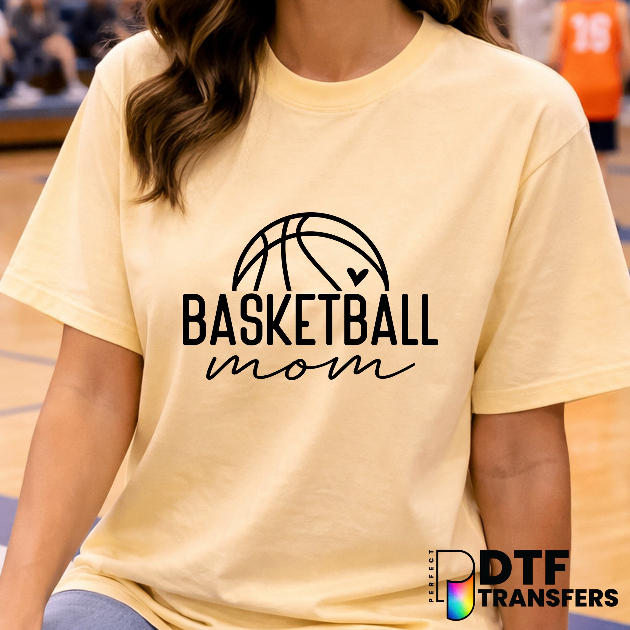 Cute Basketball Mom – Basketball DTF Transfer