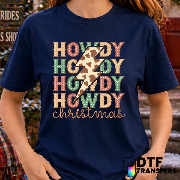 Howdy Christmas – Christmas DTF Transfer