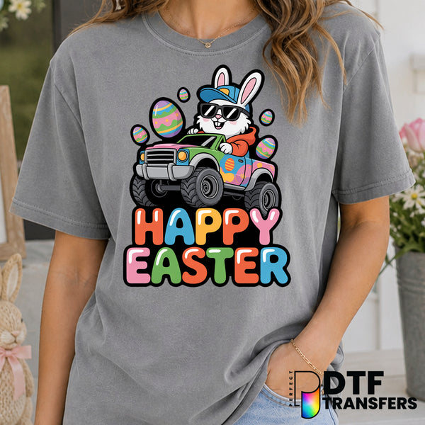 Happy Easter Monster Truck – DTF Transfer