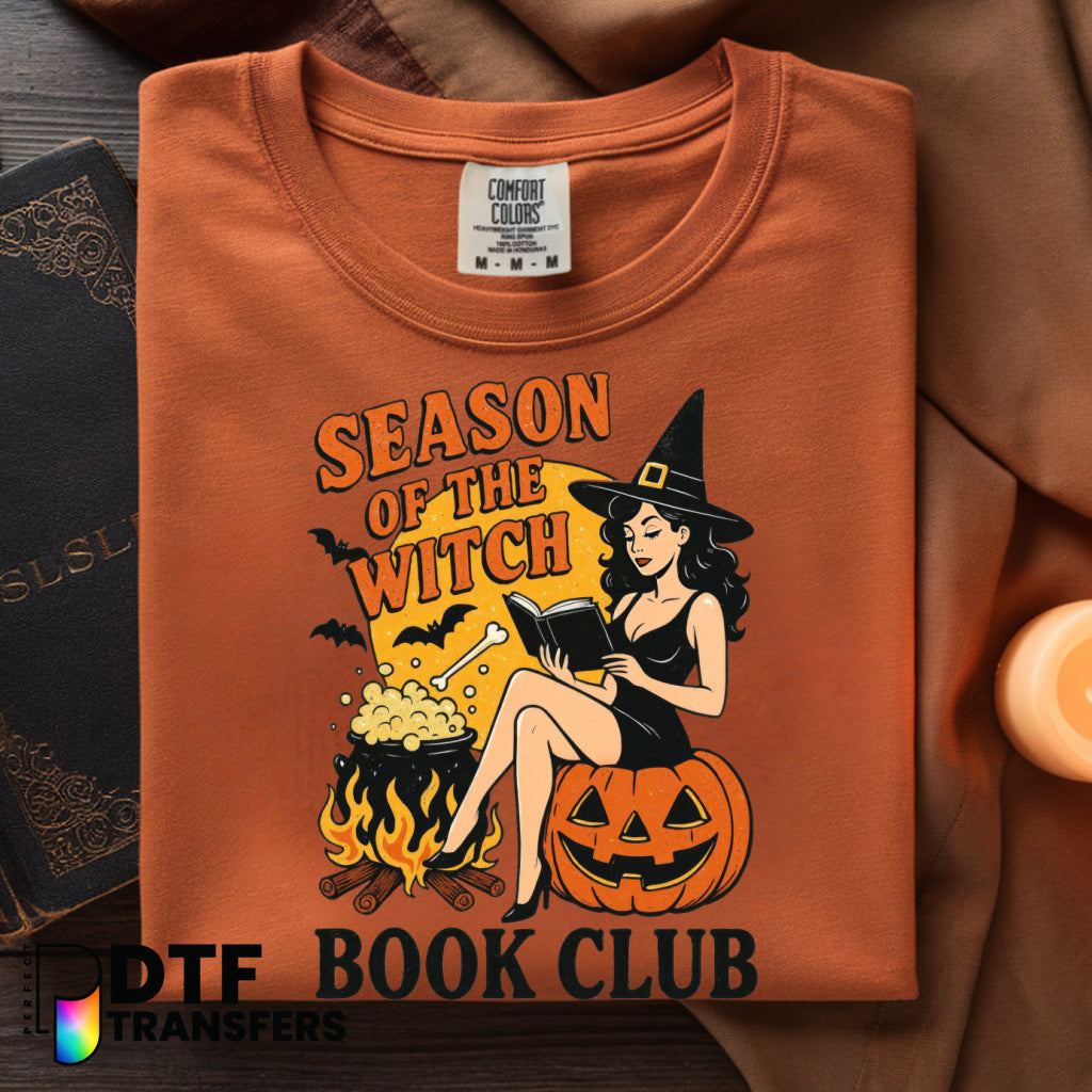 Season of the Witch Book Club - Reading is My Superpower – Teacher DTF Transfer