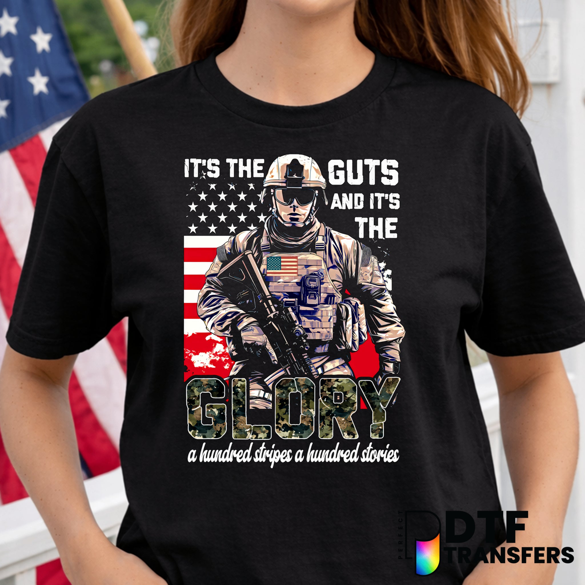 It's The Guts and Glory – Fourth of July DTF Transfer