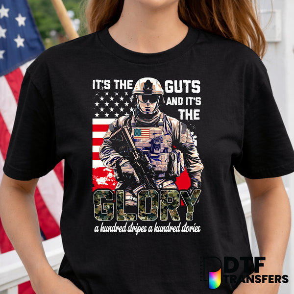 It's The Guts and Glory – Fourth of July DTF Transfer