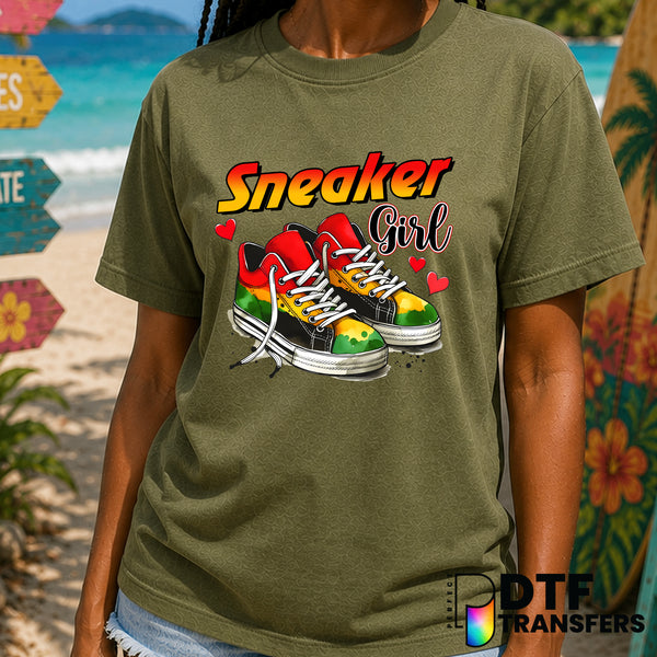 Afro Silhouette – Black History Month DTF Transfer