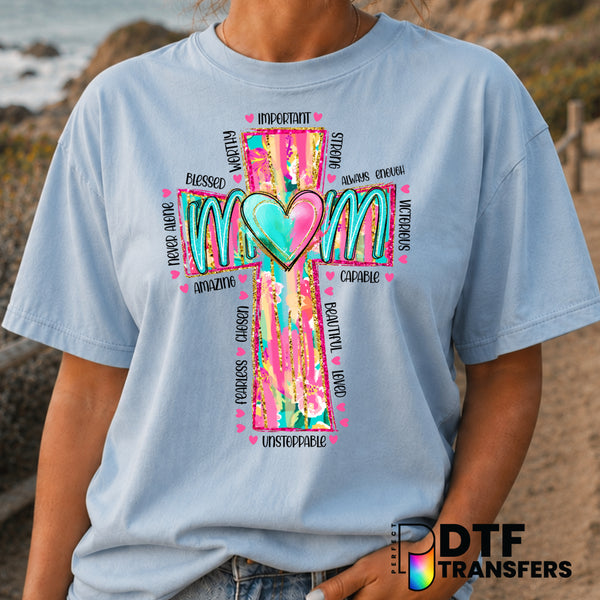 Christian Mom – Mother's Day DTF Transfer (view 1 of 2) – by Perfect DTF Transfers – Premade DTF Transfers – Mother's Day,...