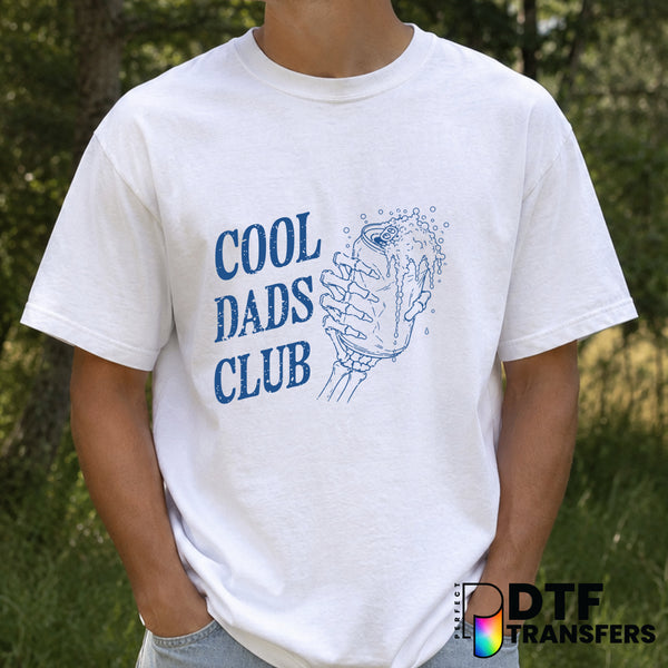 Cool Dads Club – Father's Day DTF Transfer (view 2 of 2) – by Perfect DTF Transfers – Premade DTF Transfers – Father's Day...
