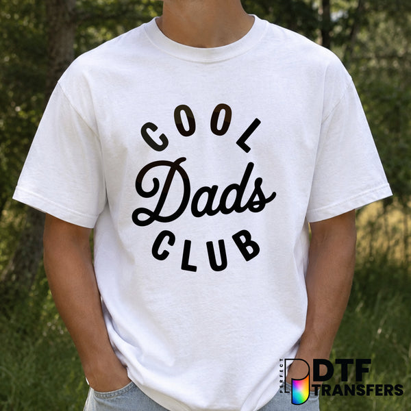 Cool Dads Club Husband Father – Father's Day DTF Transfer (view 2 of 2) – by Perfect DTF Transfers – Premade DTF Transfers...