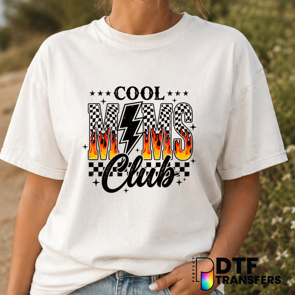 Cool Mom's Club – Mother's Day DTF Transfer (view 2 of 2) – by Perfect DTF Transfers – Premade DTF Transfers – Mother's Da...