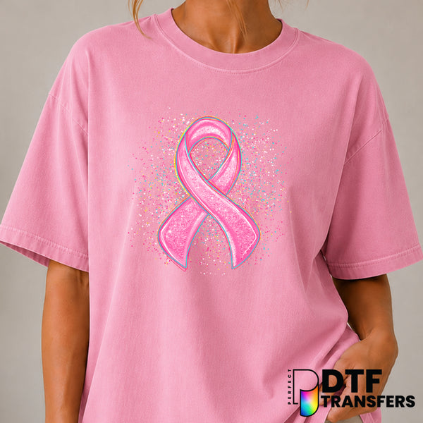 COOL PINK – Cancer Awareness DTF Transfer (view 2 of 2) – by Perfect DTF Transfers – Premade DTF Transfers – Cancer Awaren...