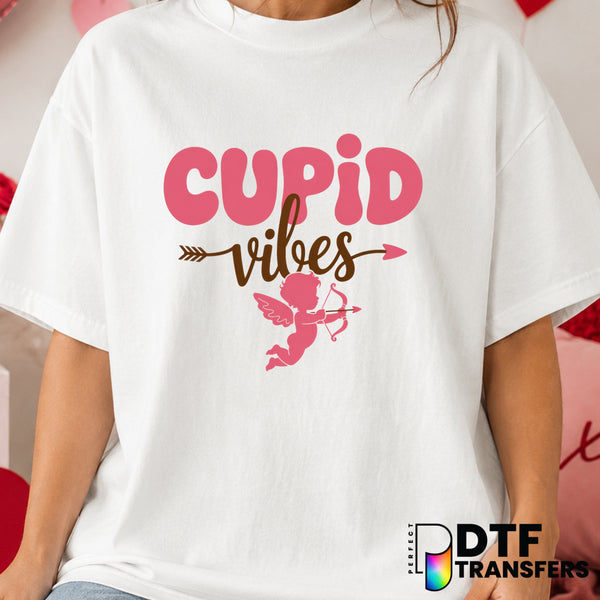 Cupid Vibes – Valentine's Day DTF Transfer (view 1 of 2) – by Perfect DTF Transfers – Premade DTF Transfers – Valentine's...