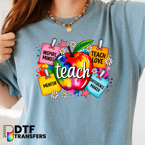 Teach Love Inspire – Teacher DTF Transfer