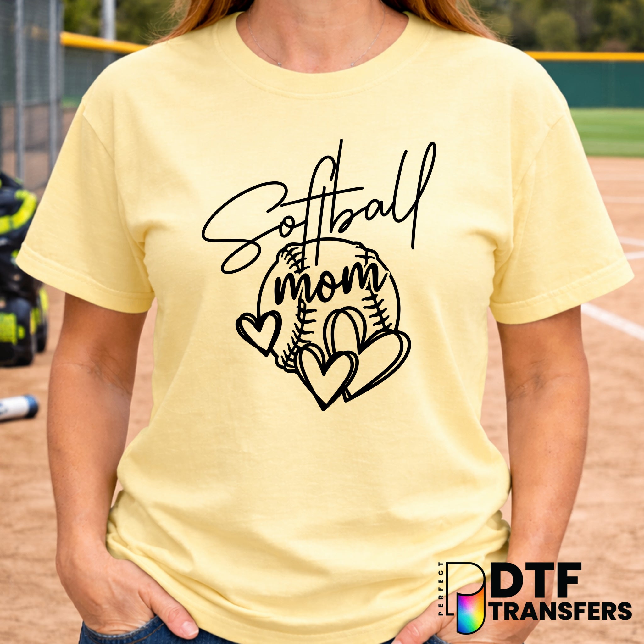Softball Mom – Softball DTF Transfer