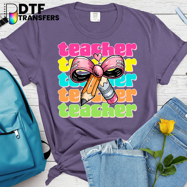 It's a beautiful day to teach. – Teacher DTF Transfer
